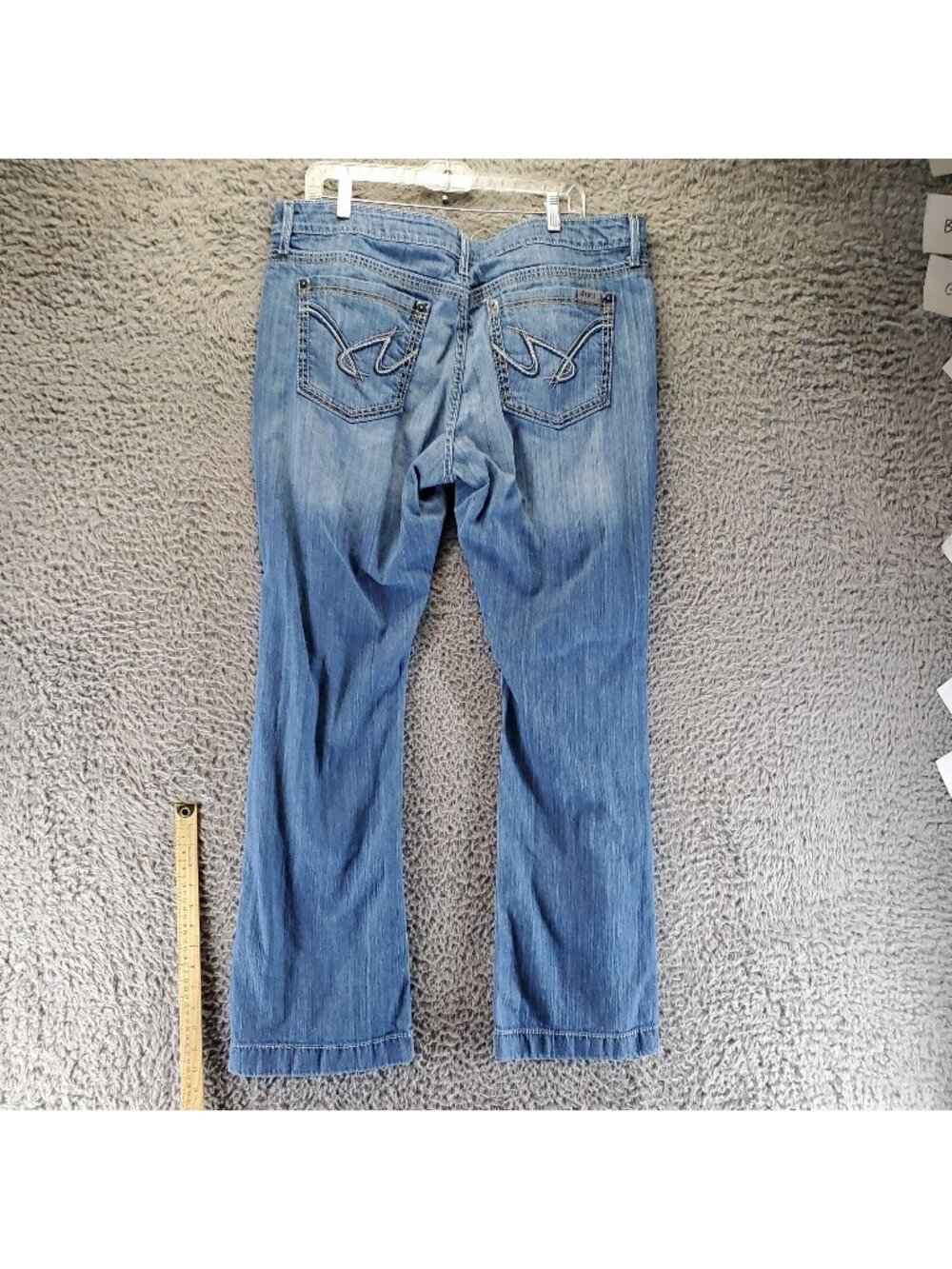 Cruel Jeans Womens Size 34/17 Blue Jayley Bootcut Stretch Denim USA-Made *Read*